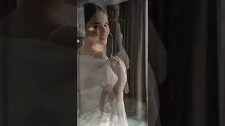 ForHappyYou. Свадебный шелковый халатик и сорочка с декольте