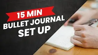 Bullet Journal Setup for Beginner's | Fast 15 min Bujo start to finish