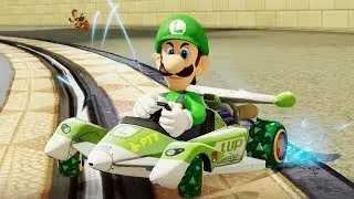 Mario Kart 8 Deluxe - Flower Cup 200cc (Luigi Gameplay)