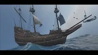 old Piret ship in the sea 3d animation #blender #3danimation #viralvideo #3ddesign