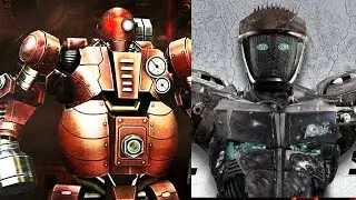 REAL STEEL WRB Fat Boy VS Atom & Ambush & Danger Zone & Sarge