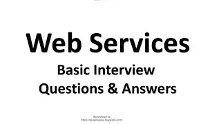 Web Services - Basic Interview Questions & Answers | Java Inspires