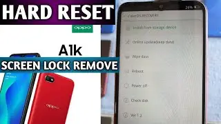 Oppo A1k Hard Reset | Screen Lock Remove | Pattern Lock Remove | Password Remove | CPH 1923