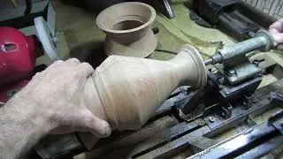 Вазы под цветы три сразу для резьбы  Woodturning Ч.1