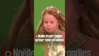 Noëlle draait rondjes op haar tenen en hakken | Kijk Mij Nou | Kindertijd KRO-NCRV