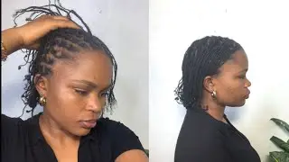 HOW TO: EASY and NEAT Beginner Friendly MINI BRAIDS on SHORT 4C Natural Hair.#minibraids #minitwists