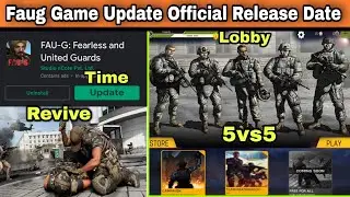 Faug Game 5vs5 Mode Lobby | Faug Game New Update What's New | Faug 5vs5 Map | Faug Gun | Faug Update