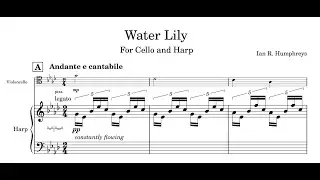 II. Water Lily, for Cello and Harp (2023, Ian Humphreys)