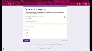 Dynamic google form options using appscript (download link in the description)