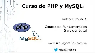 Video Tutorial 1 Curso de PHP Estructurado y MySQLi