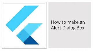 Flutter How to make an Alert Dialog Box