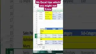 Excel shortcut  which you must know !! Interview Tips #excel #interviewquestions #interviewtips