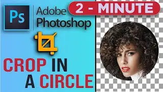 How To Crop in a Circle in Photoshop Fast & Easy | Photoshop Tutorial in Hindi