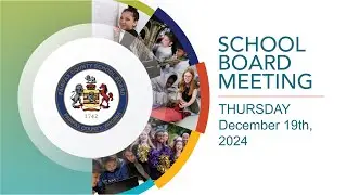 12/19/24 - FCPS School Board Meeting