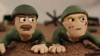 World War 2 - D-Day in clay