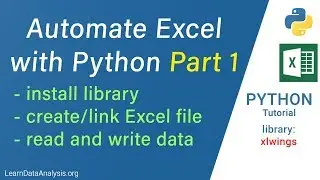 Automate Excel with Python and xlwings Part 1: Install xlwings and the basic