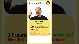 Konjugation und Aussprache von WERDEN in allen Zeiten German verb WERDEN (to BECOME) in all tenses