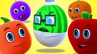 Five Little Fruits Jumping on the Bed | Action Songs for Kids | Learn Fruits | Nursery Rhyme Street