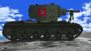 KV-2 IN ACTION (Girls und Panzer Der Film)