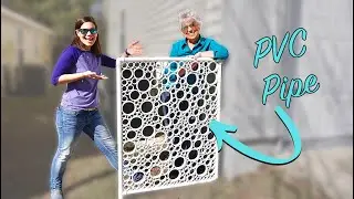 DIY PVC Pipe Privacy Screen