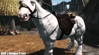 Skyrim Mod Feature: Slof's Unique Frost (horse texture)
