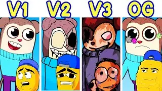 FNF TRIFLETHUMB: V1 vs V2 vs V3 vs OG ANIMATION