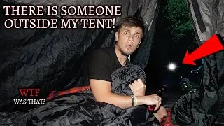 My TERRIFYING Camping Trip - The Most Scared Ive Been While Camping | Someone Is Outside My Tent!