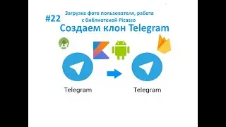 22. Загрузка фото пользователя. Работа с Picasso. Пишем свой мессенджер для Android на Kotlin.