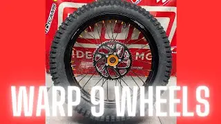 Warp 9 Complete wheel set unboxing and Tire/tube install for Surron/Talaria and Dirt bike/MX