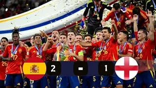 Spain Vs England | 2 - 1 | Extended Highlights And Goals | Euro Final 2024 |