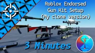 My clone version of Roblox Endorsed Gun Kit (Setup tutorial for Studio) | Roblox Studio