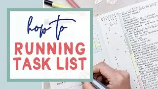 Running List Bullet Journal | #kurzerklärt