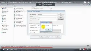 How to Connect Microsoft Access to Oracle Database 11g | Muhammad Abdul Quium (V-37)