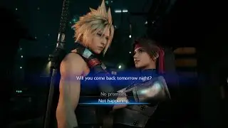 Jessie Choices Will You Come Back Tomorrow Night TWO Different Cutscene | Final Fantasy VII Remake |