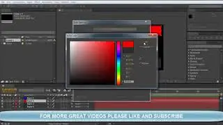 How to change solid layer color in After Effects