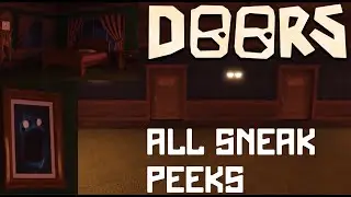 NEW + ALL SNEAK PEEKS IN DOORS! (Roblox DOORS)