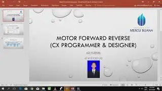 MOTOR FORWARD REVERSE CX PROGRAMER & DESIGNER