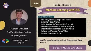 Data Analysis and Machine Learning using SQL and Google Data Studio