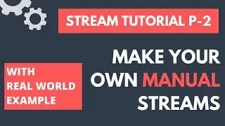 Flutter Manual Streams | How to make custom Streams in Flutter/Dart | Flutter Stream Tutorial