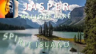 Spirit Island Maligne Lake & A Brown Bear at Medicine Lake!