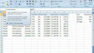 Excel Tutorial Copying All Formatting from Cells to Another Area Microsoft Training Lesson 7.4