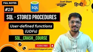 #19 SQL -Stored Procedures & User-defined functions #programming #coding