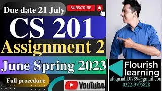CS201 Assignment 2 Solution 2023/CS201 assignment 2 2023/CS201 Assignment solution spring 2023/CS201