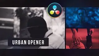 Glitch Urban Opener ★ DaVinci Resolve Templates ★