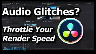 Throttle your Render Speed to fix Audio Glitches & Artifacts in Davinci Resolve 17 FREE & STUDIO