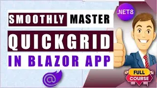 .NET 8 QuickGrid: Effortless Add, Update, Delete, Filter, Sort & Paginate – No More External Library