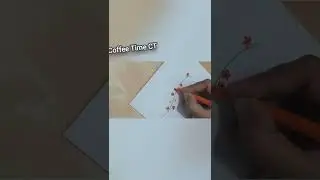End line | Flower border design | Easy border design | Coffee Time CT