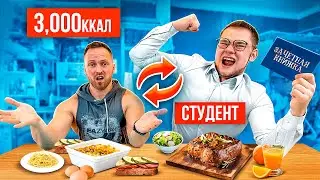 24 часа ПИТАЮСЬ КАК СТУДЕНТ! САМЫЙ ДЕШЕВЫЙ РАЦИОН 💰