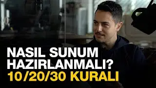 Nasıl sunum hazırlanmalı? 10/20/30 Kuralı | Kısa ve Öz 186