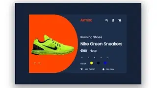 Product Card UI Design Using HTML and CSS || E-commerce Card Design Tutorial